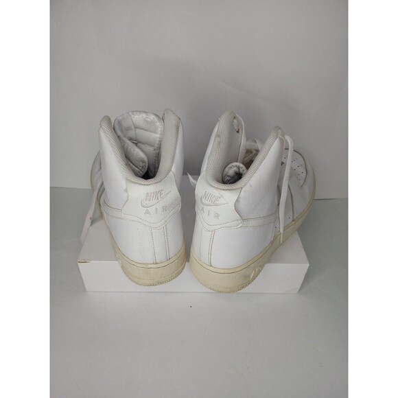 Nike Air Force 1 Mid Triple White Sneakers Men’s Size 10.5 High Top Shoes main image 4